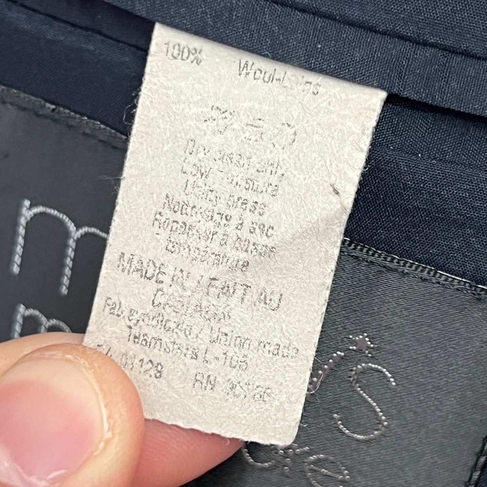 Ralph Lauren Blazer Mens 42R Navy Blue Excellent Two Button Wool Jacket - Picture 11 of 15